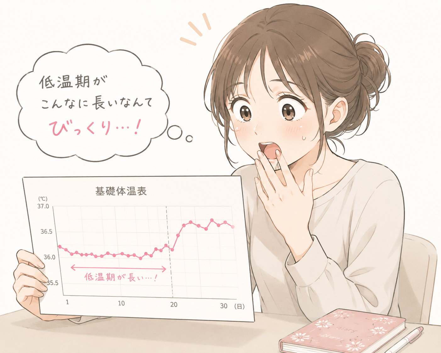 低温期が長いのは「体を温める力」が足りないサインかも？